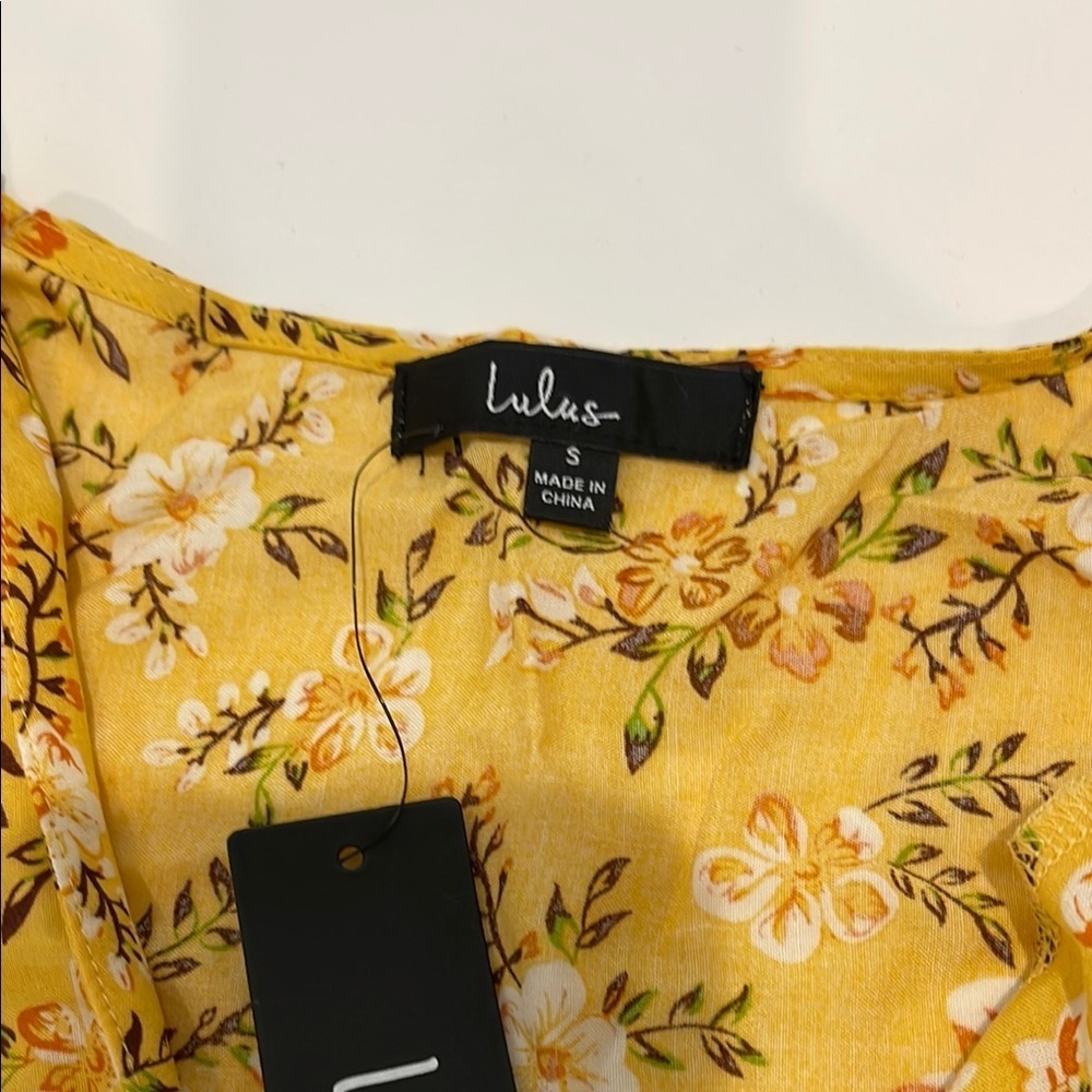 Lulus Fond Memories Yellow Floral Print Long Sleeve Maxi Dress - Picture 5 of 10